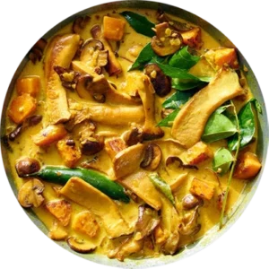 Vegan curry met oesterzwammen